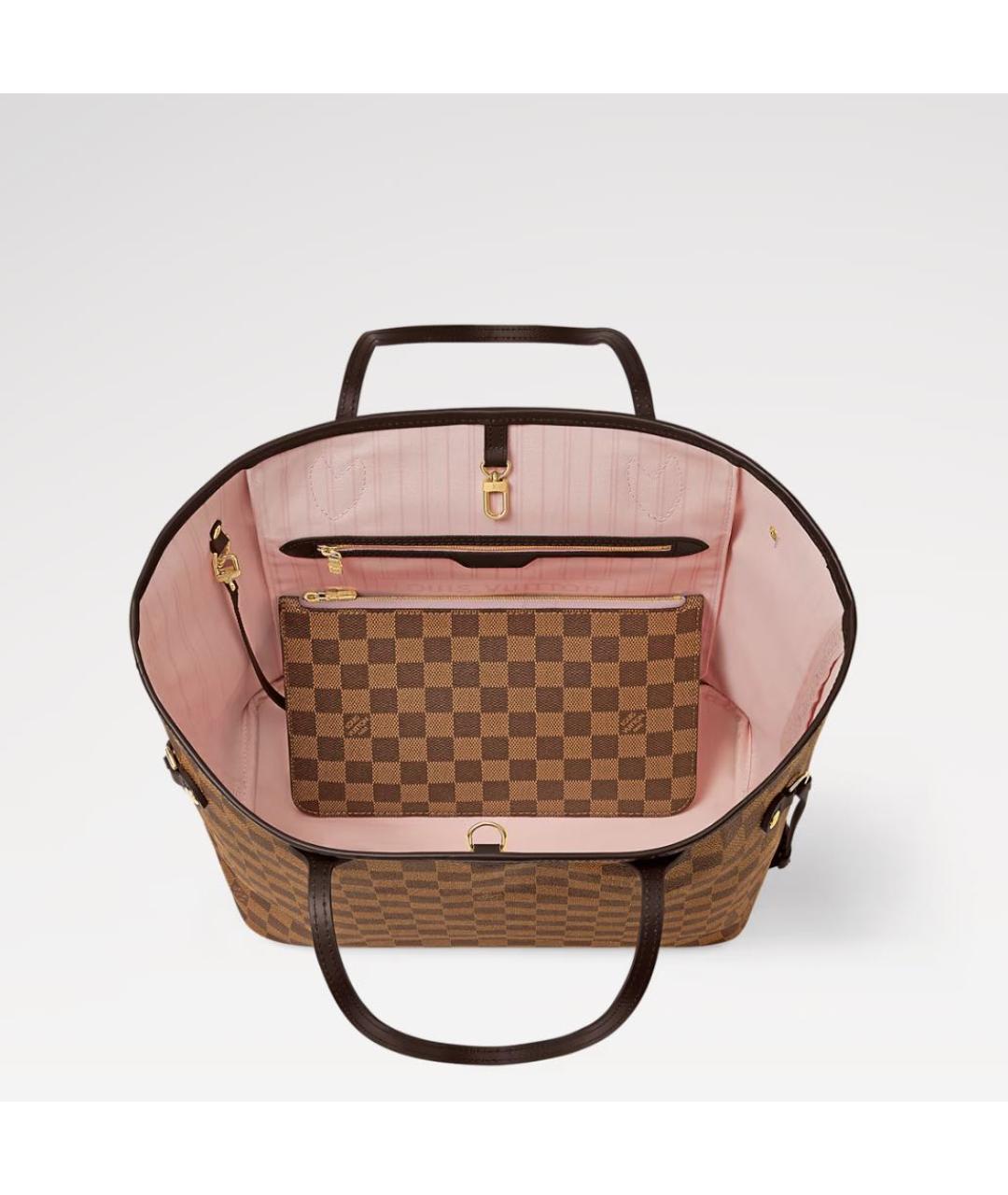 LOUIS VUITTON Коричневая сумка с короткими ручками, фото 2