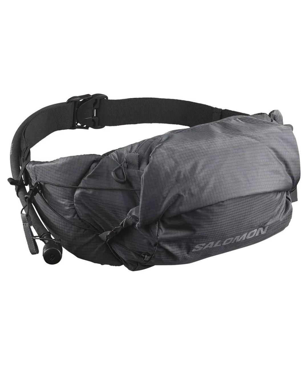 SALOMON Черная синтетическая поясная сумка, фото 1