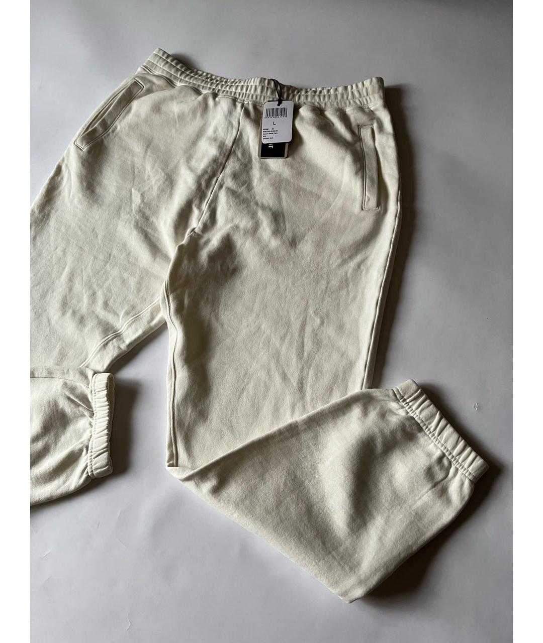 CARHARTT WIP Белые хлопковые повседневные брюки, фото 4