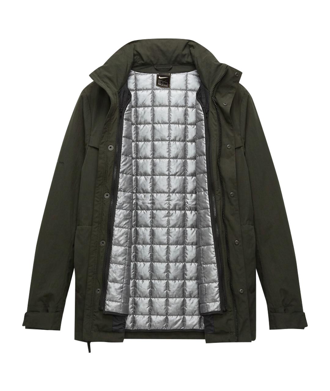 NIKE Черная полиэстеровая куртка, фото 1