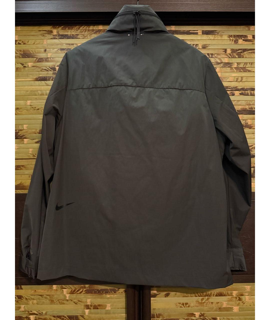 NIKE Черная полиэстеровая куртка, фото 2