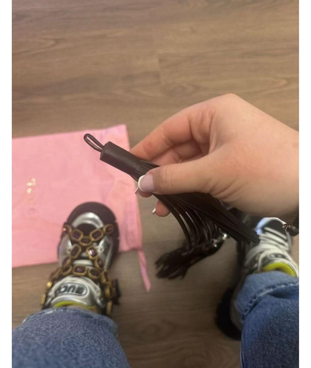 MSGM Черные кожаные ботильоны, фото 5