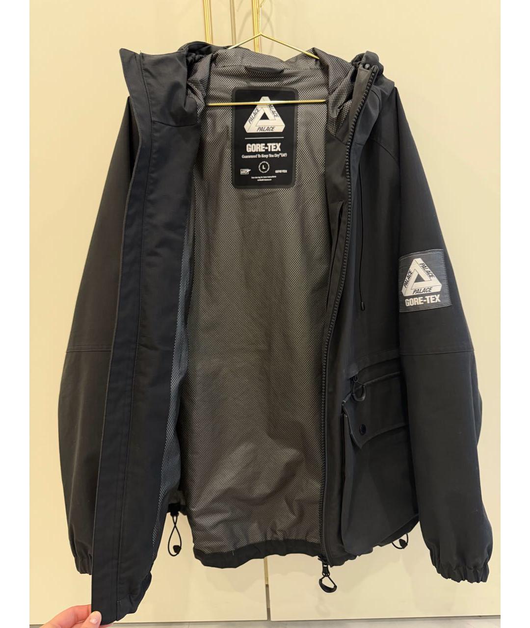 PALACE Черная хлопковая куртка, фото 4