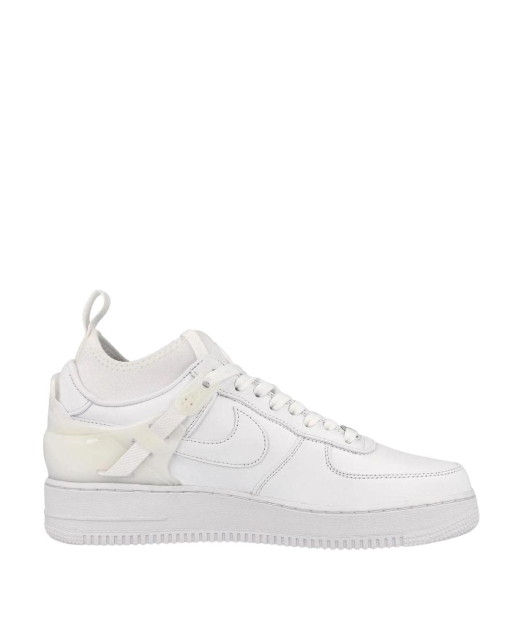 NIKE Белые кожаные низкие кроссовки / кеды, фото 1