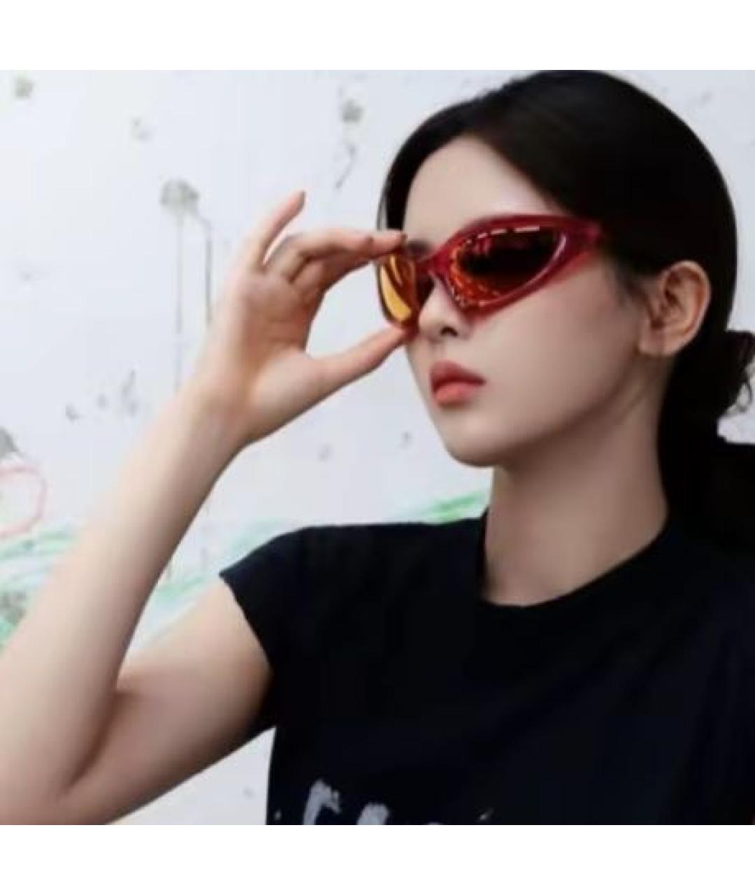 BALENCIAGA Оранжевое солнцезащитные очки, фото 3