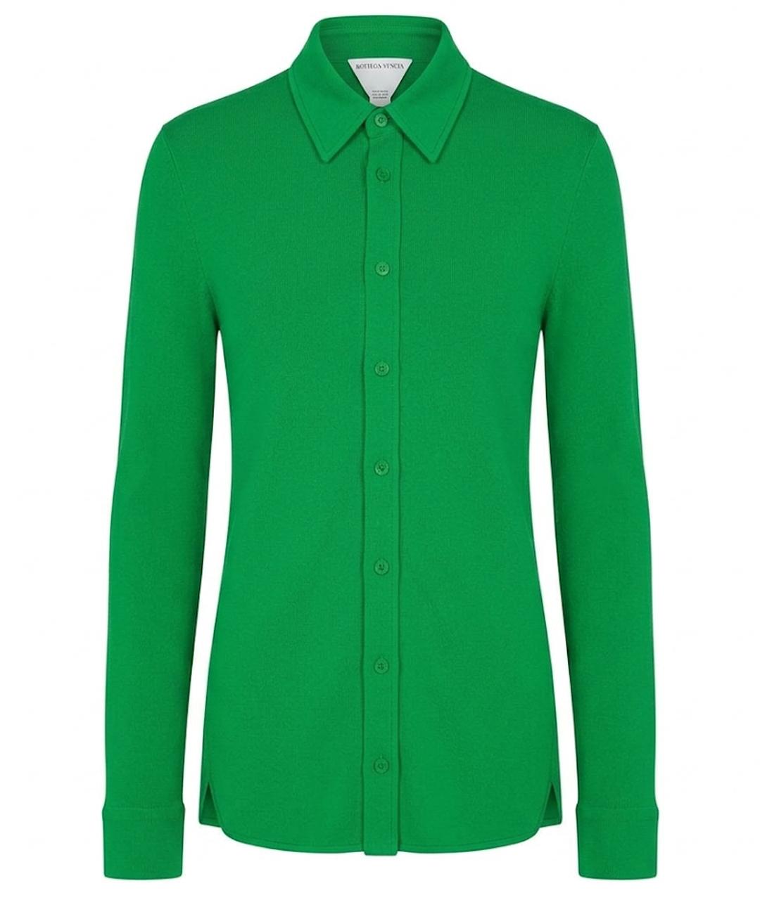 BOTTEGA VENETA Зеленая вискозная блузы, фото 1