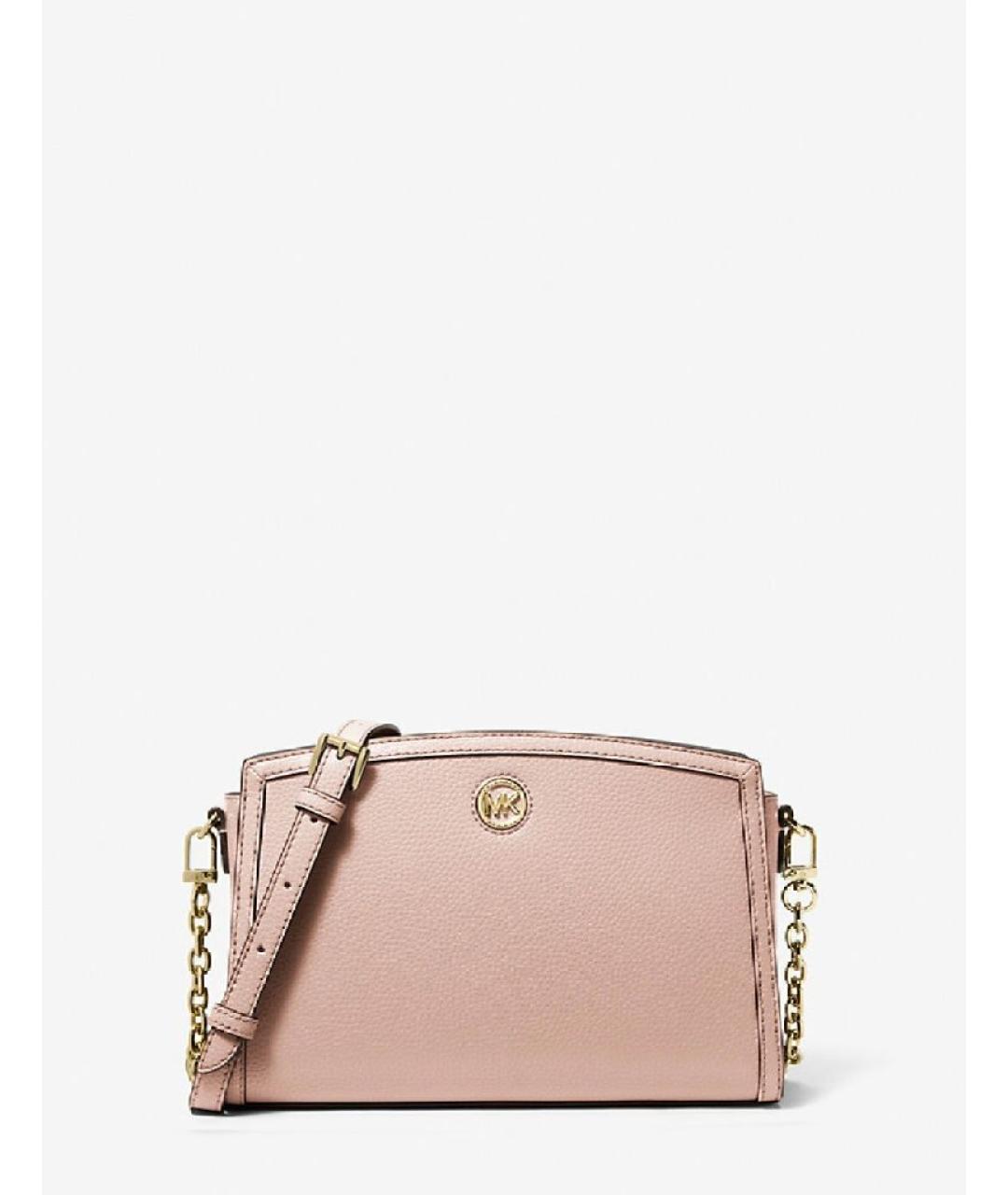 MICHAEL KORS Розовый кожаный кошелек, фото 4