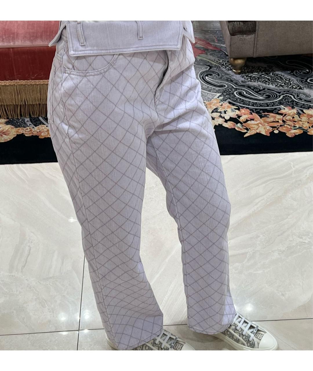 CHANEL Хлопковые прямые джинсы, фото 3