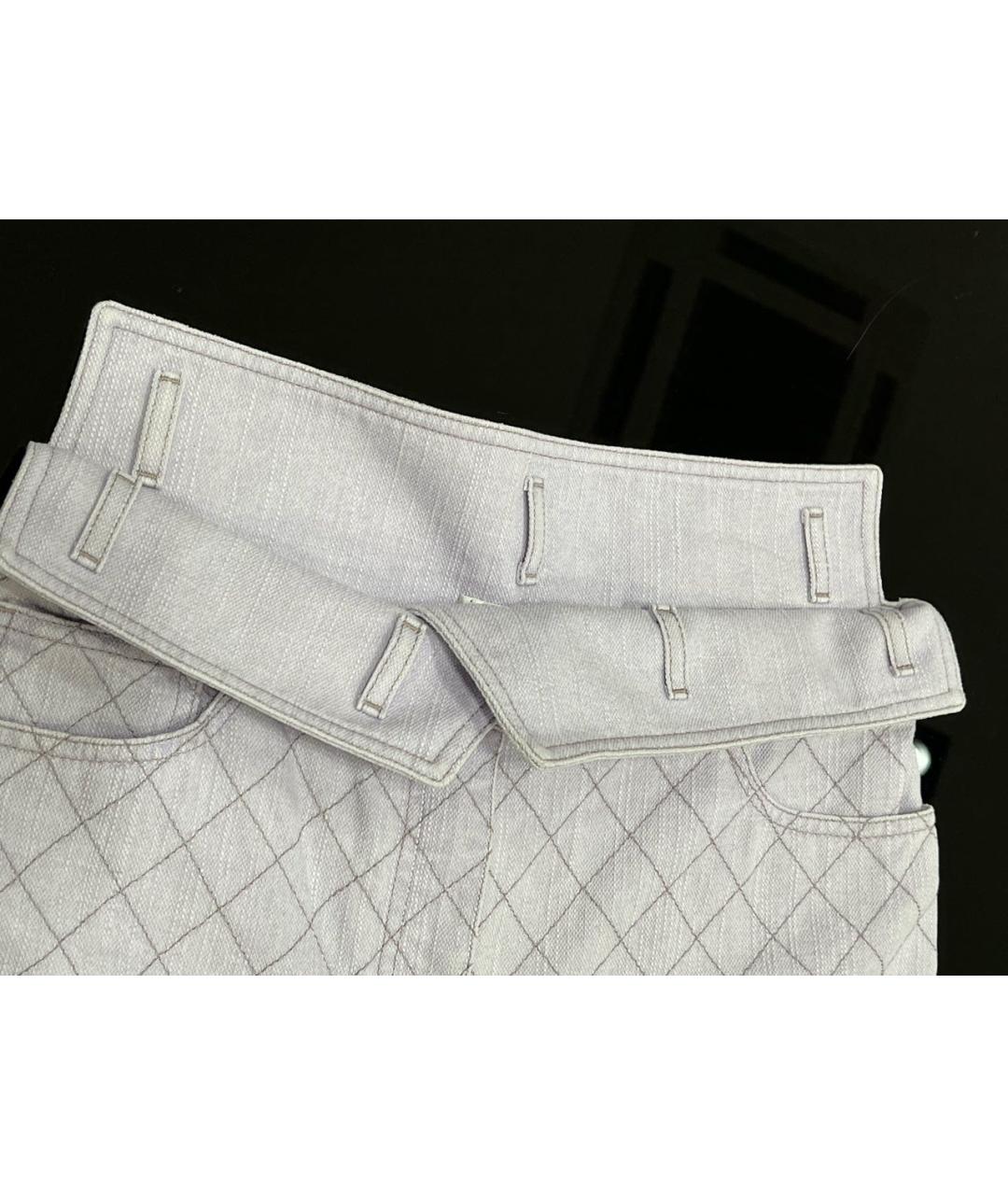 CHANEL Хлопковые прямые джинсы, фото 6