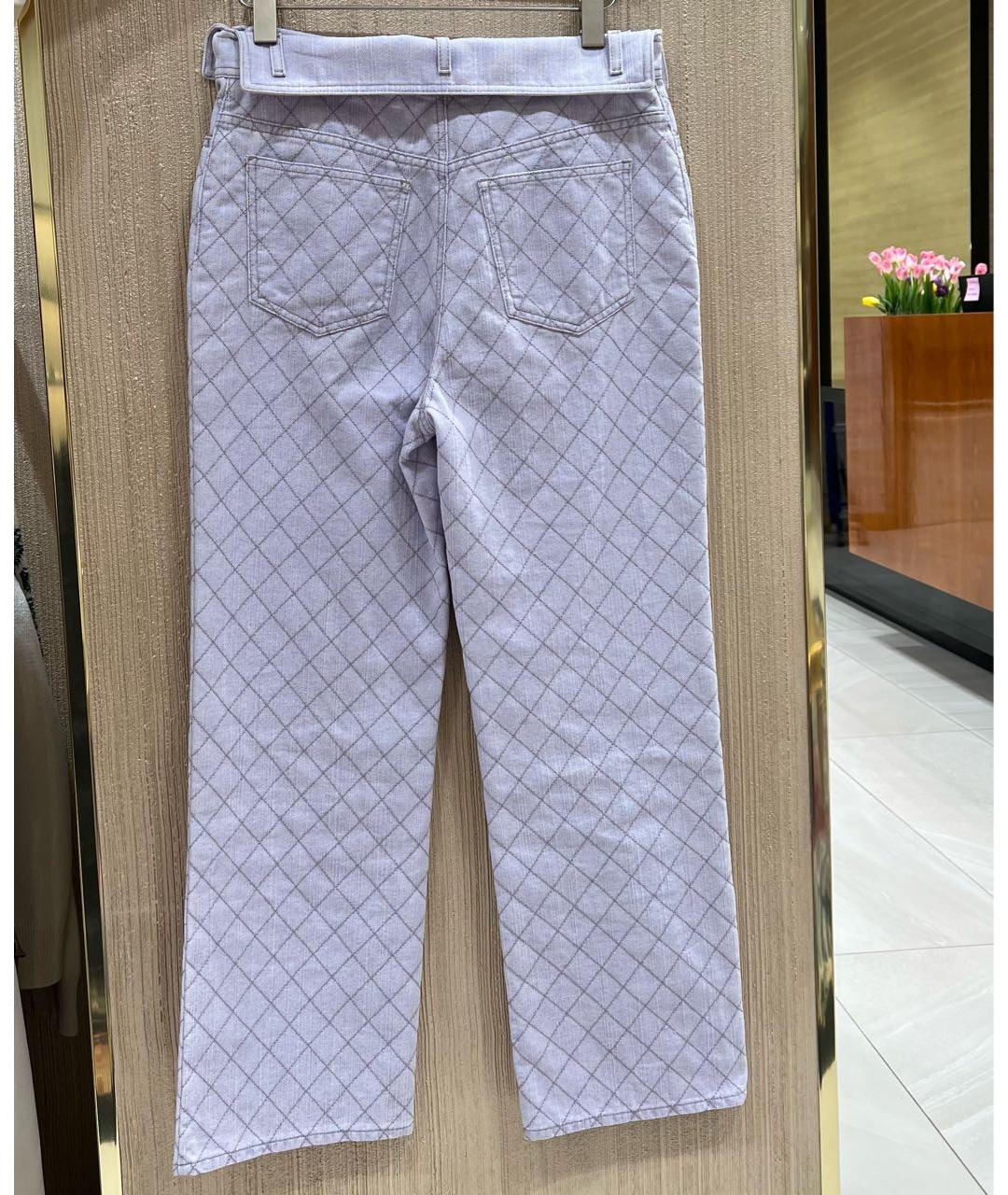 CHANEL Хлопковые прямые джинсы, фото 4