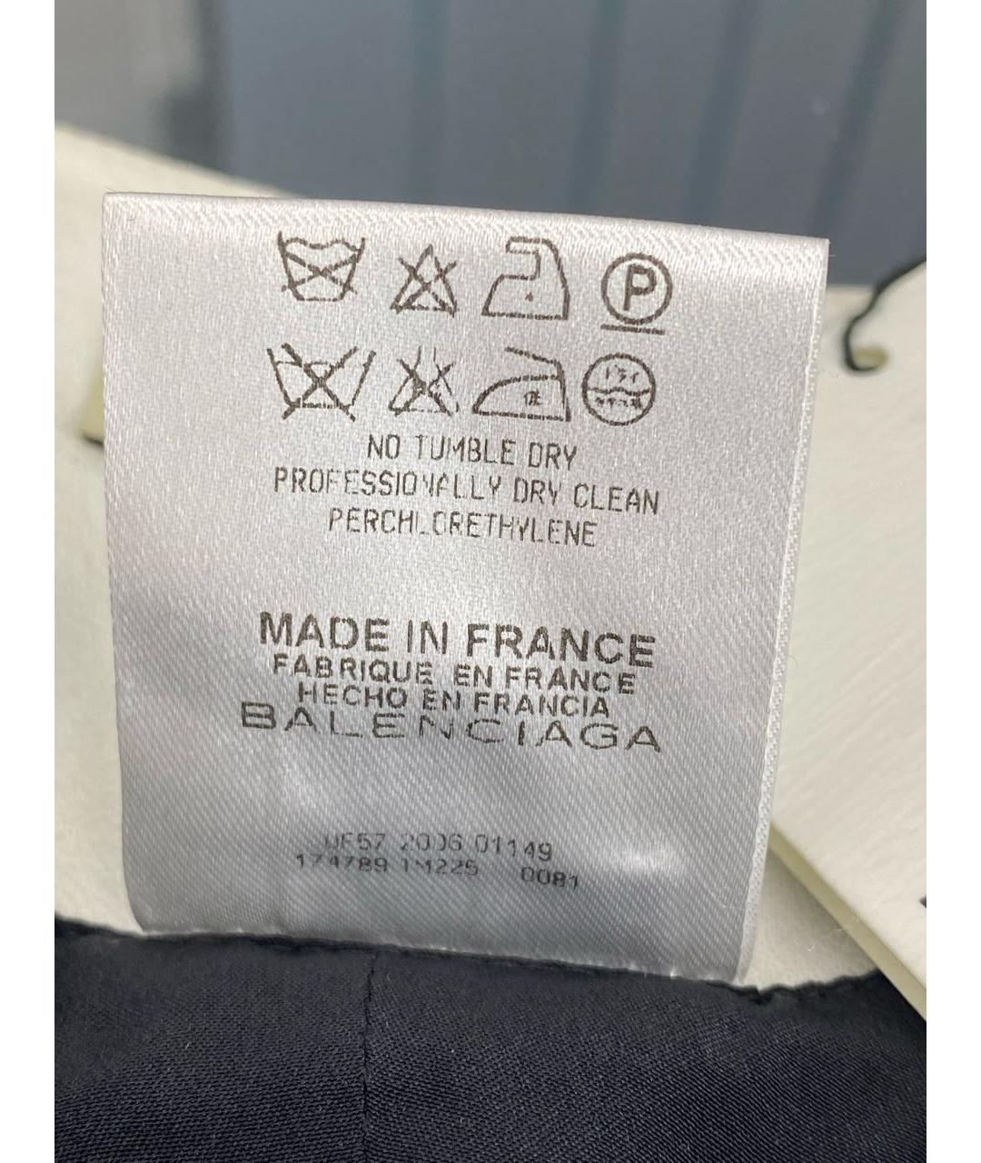 BALENCIAGA Черное шелковое коктейльное платье, фото 7