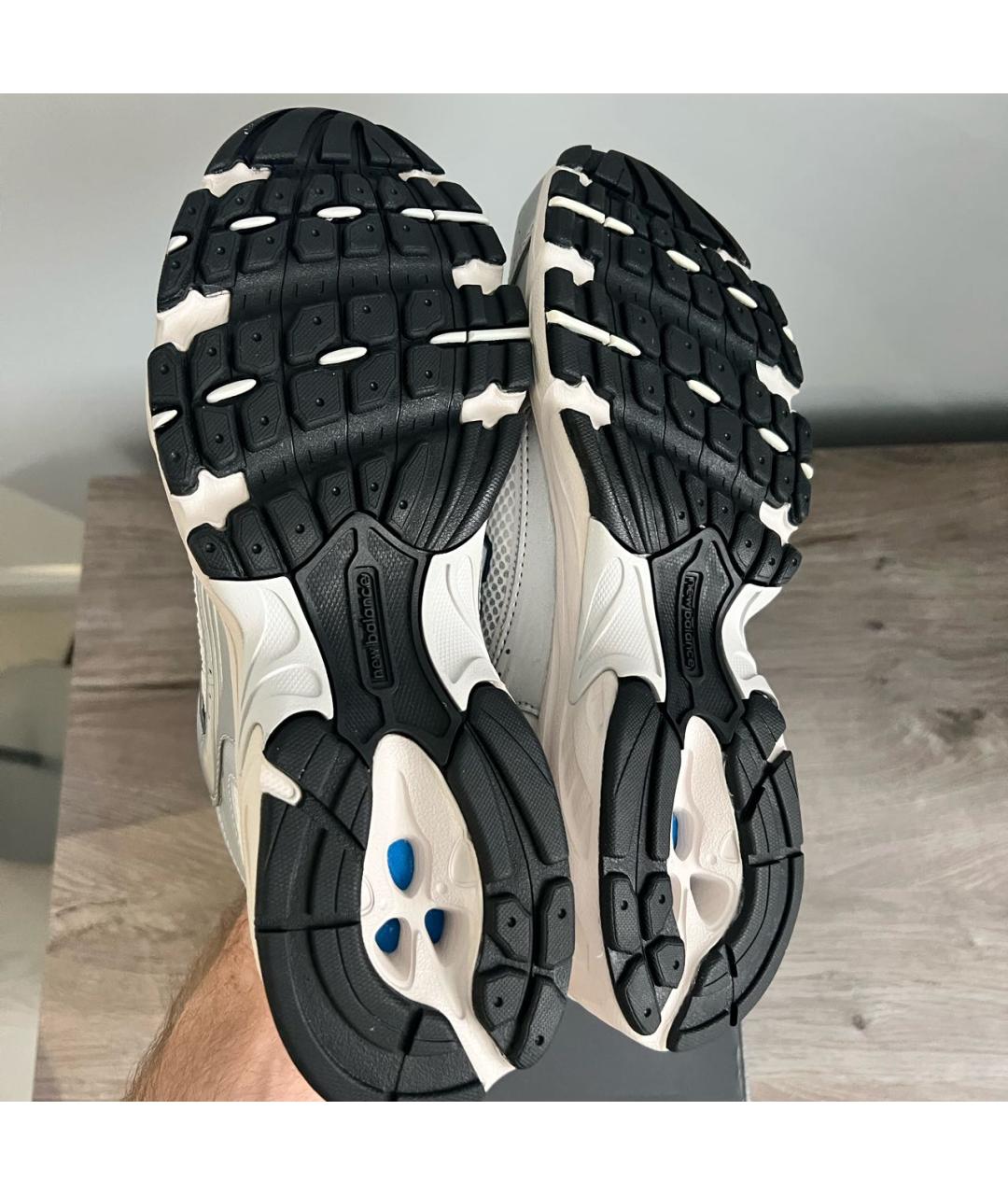 NEW BALANCE Белые текстильные кроссовки, фото 3