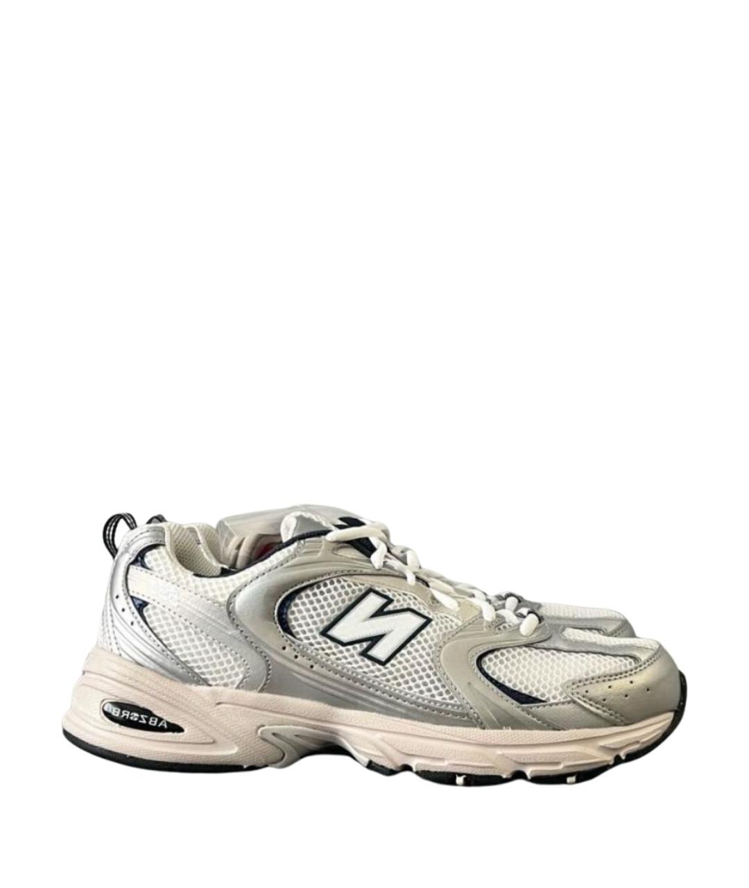 NEW BALANCE Белые текстильные кроссовки, фото 1