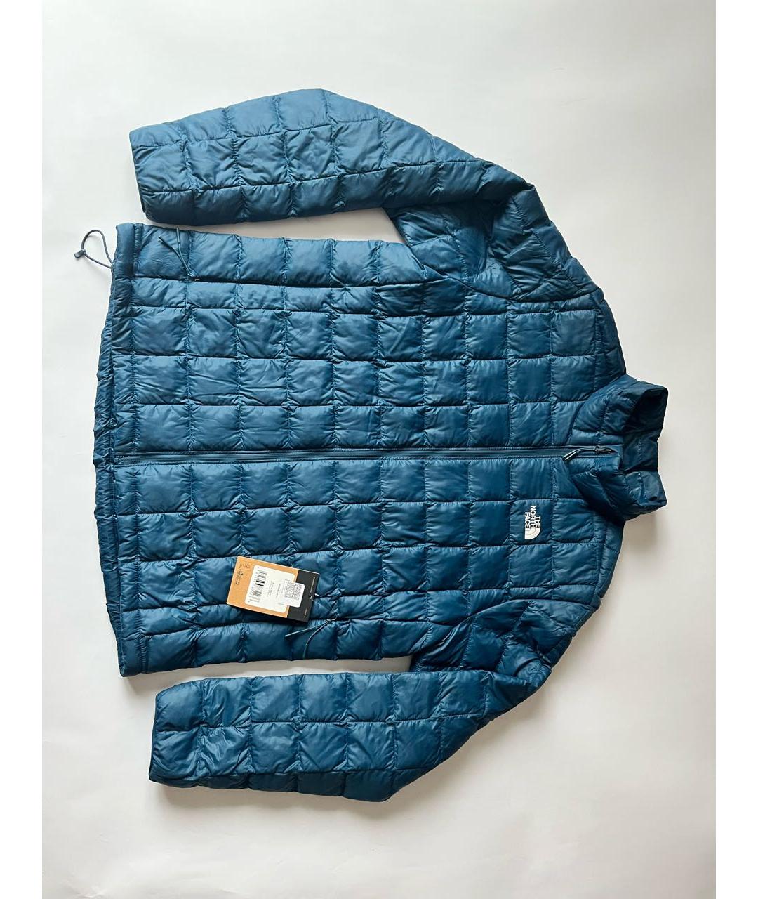 THE NORTH FACE Синий синтетический пуховик, фото 2