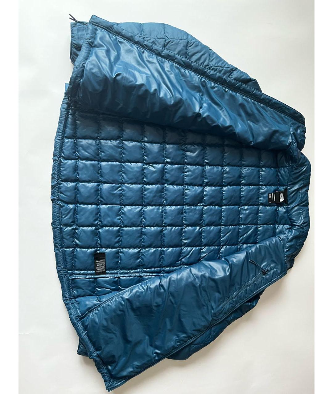 THE NORTH FACE Синий синтетический пуховик, фото 5