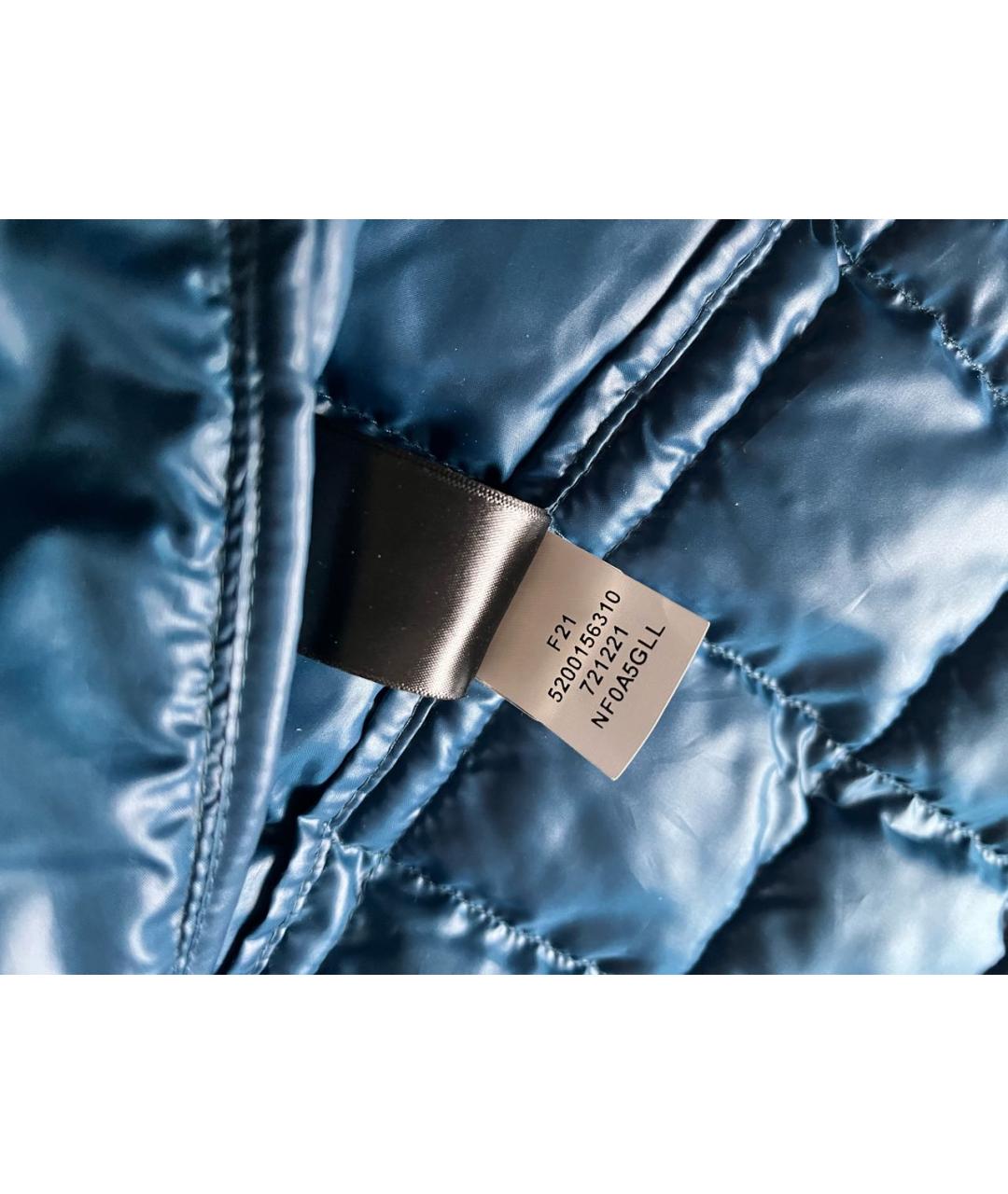 THE NORTH FACE Синий синтетический пуховик, фото 8