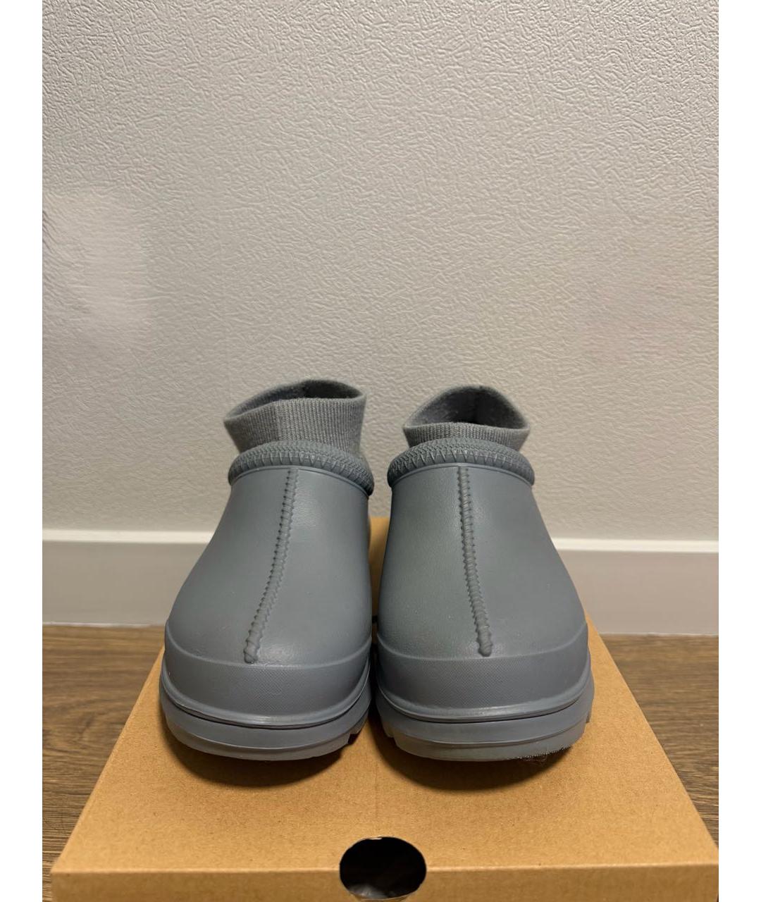 UGG AUSTRALIA Серые резиновые полусапоги, фото 5