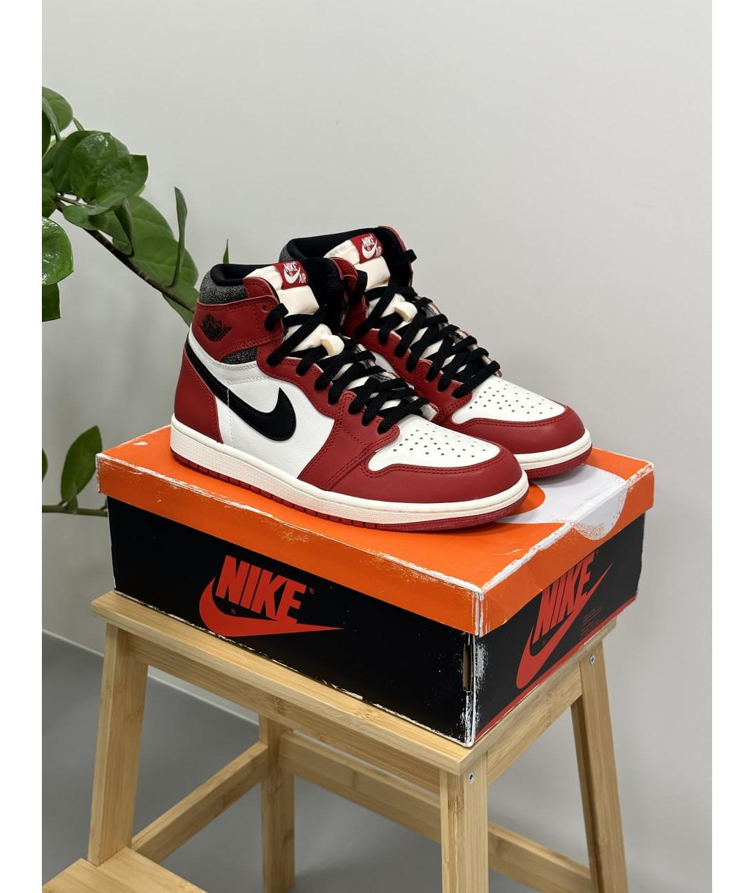 JORDAN Белые кожаные кеды, фото 2