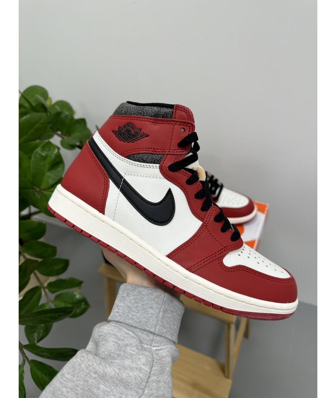 JORDAN Белые кожаные кеды, фото 5