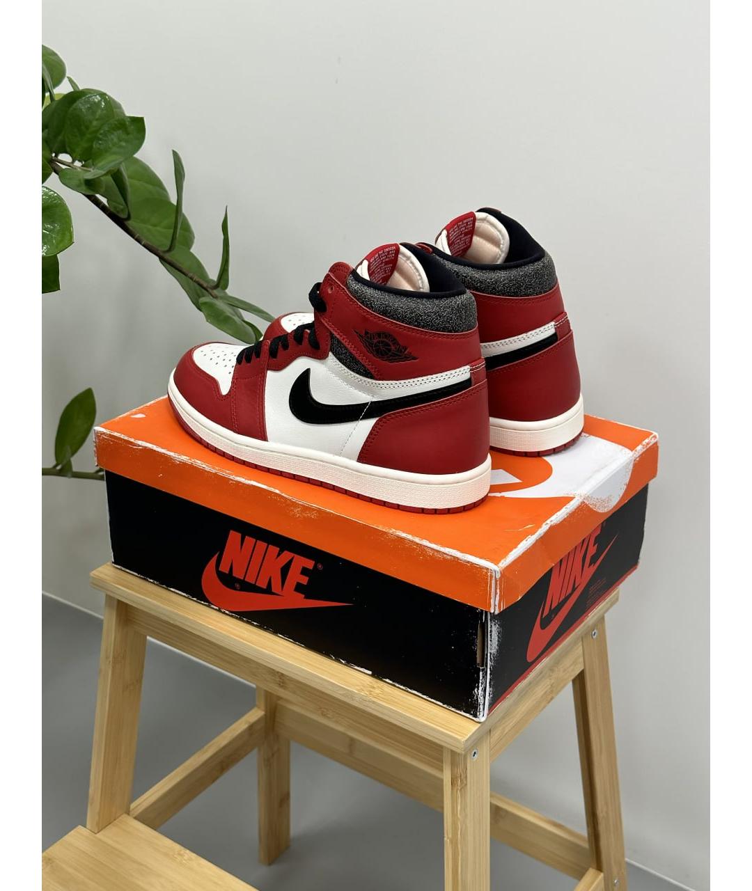 JORDAN Белые кожаные кеды, фото 3