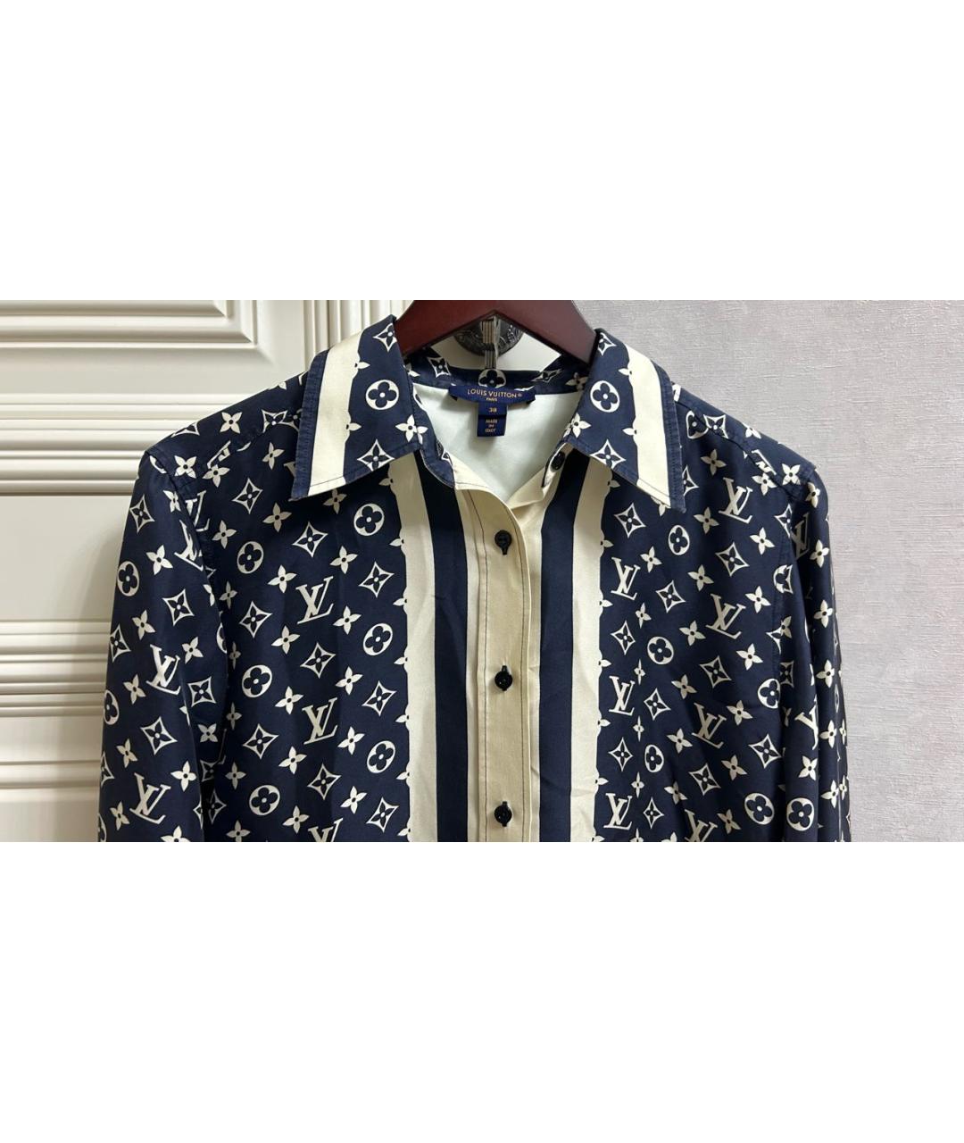 LOUIS VUITTON Темно-синяя рубашка, фото 3