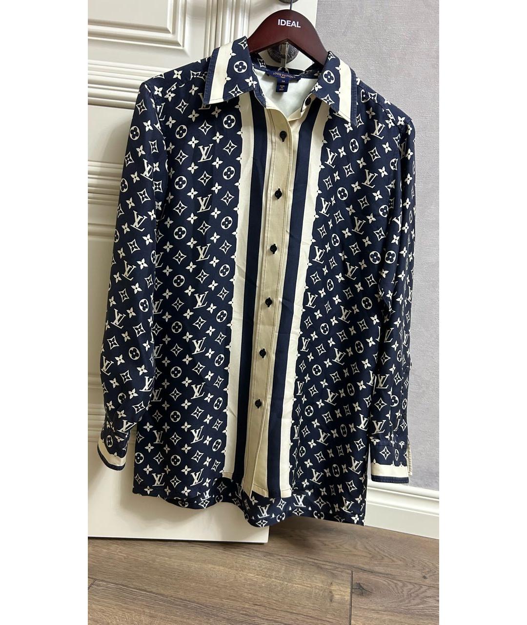LOUIS VUITTON Темно-синяя рубашка, фото 5