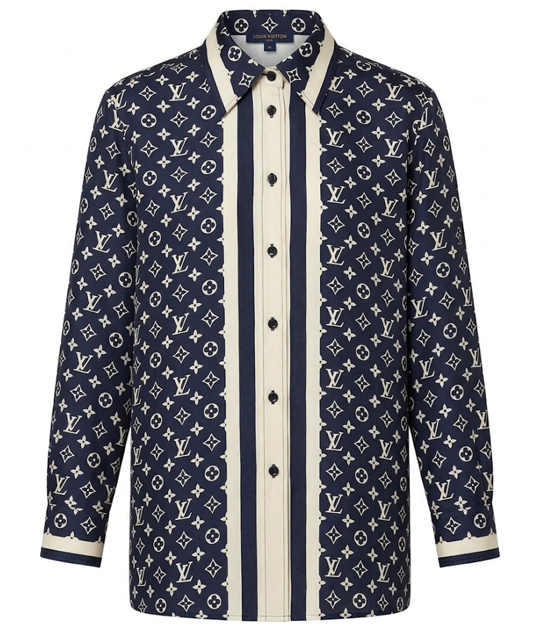 LOUIS VUITTON Темно-синяя рубашка, фото 1