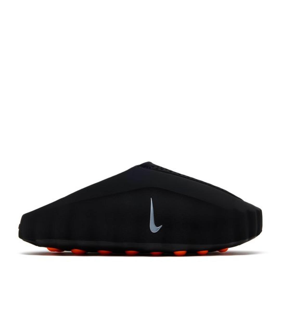 NIKE Черные синтетические шлепанцы, фото 3