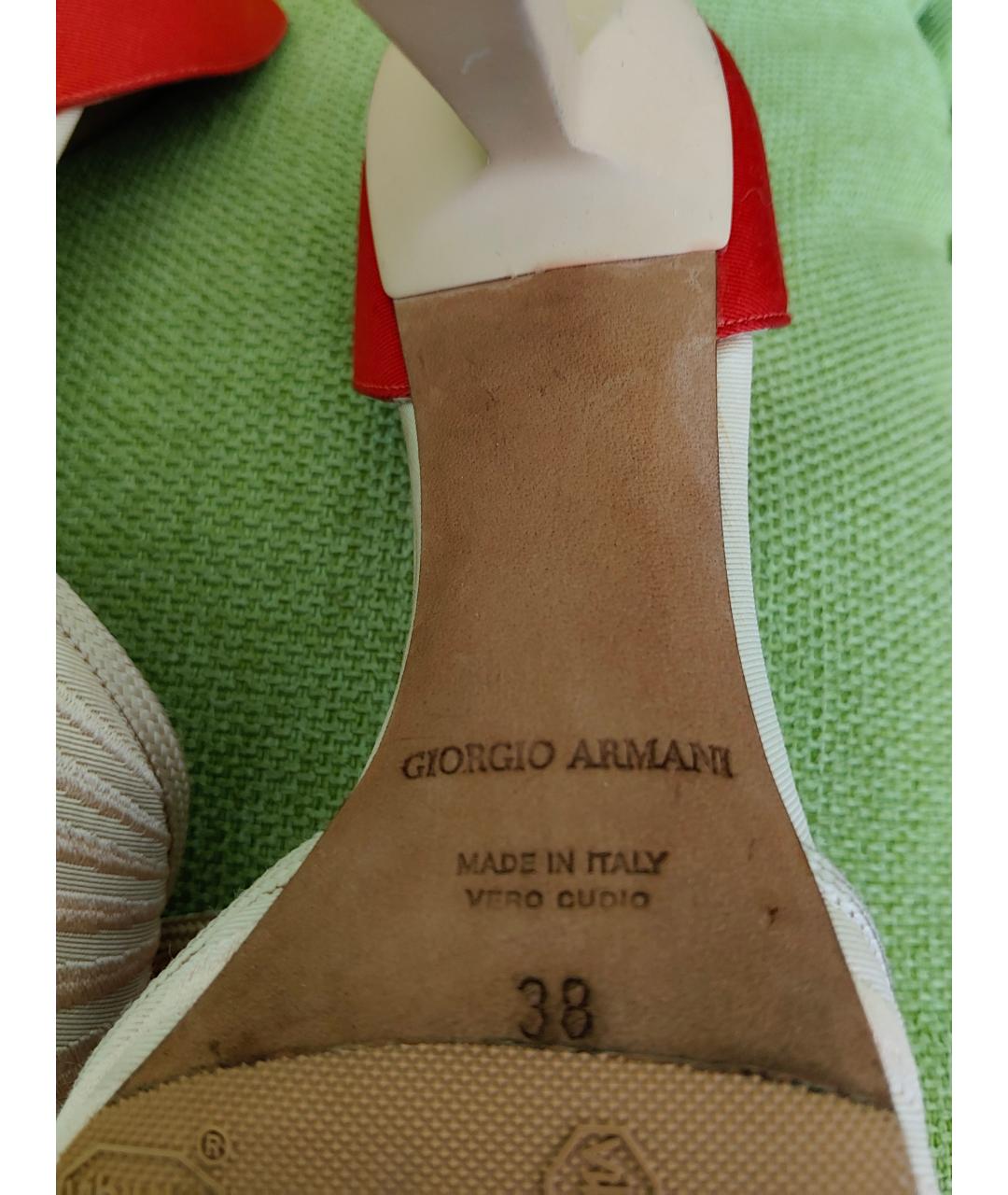 GIORGIO ARMANI Мульти туфли, фото 4