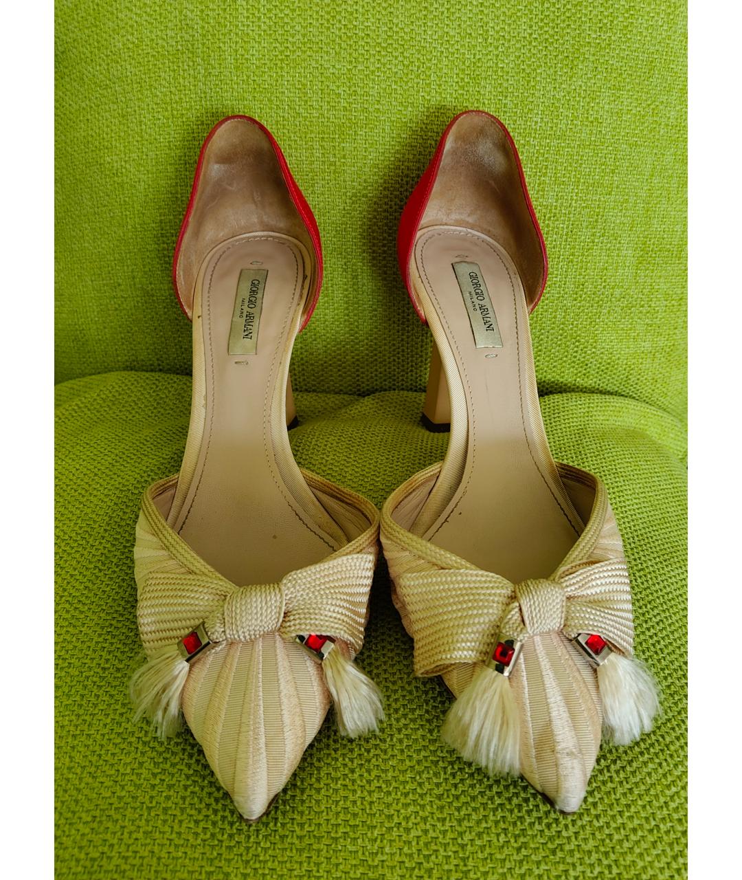 GIORGIO ARMANI Мульти туфли, фото 6