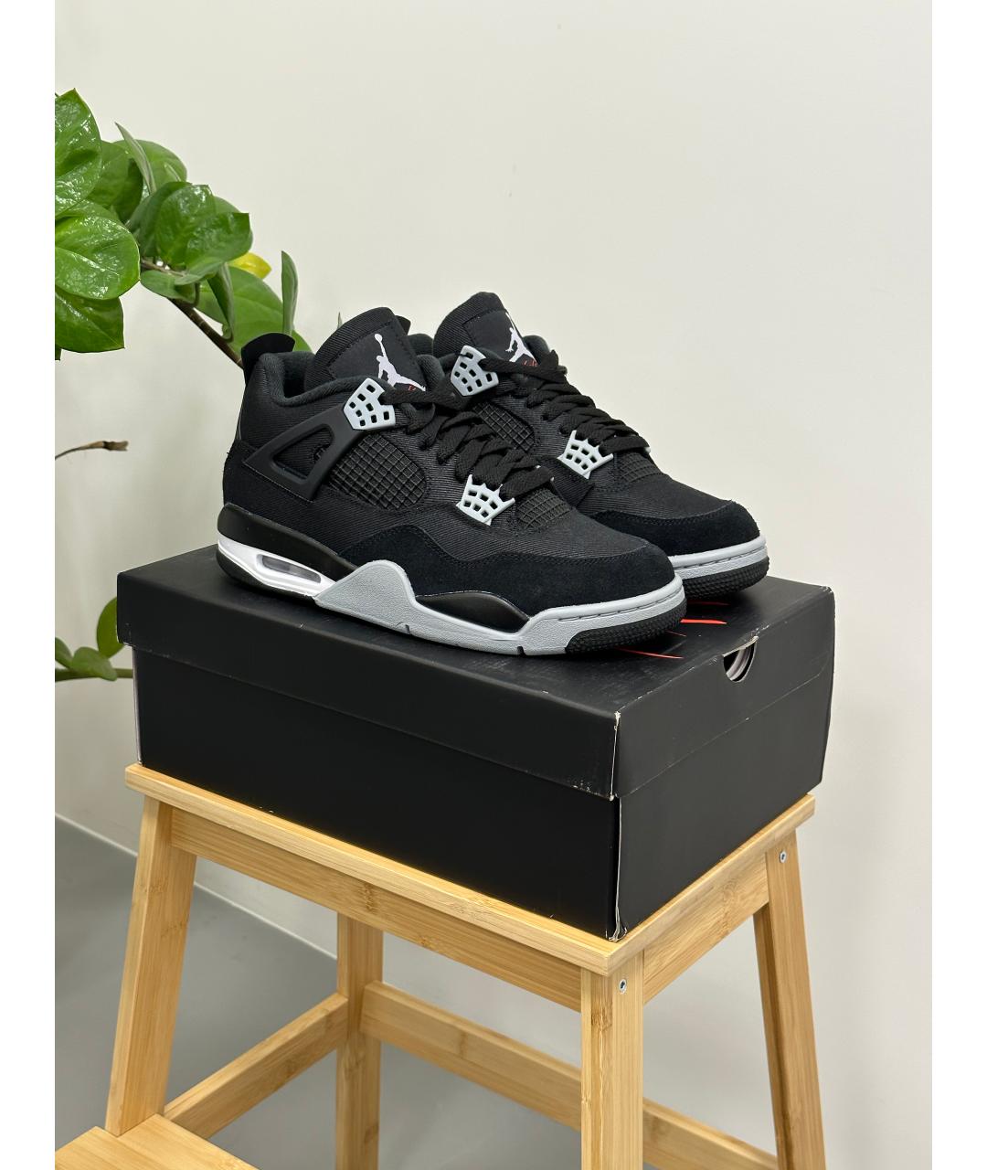 JORDAN Черные высокие кроссовки / кеды, фото 2