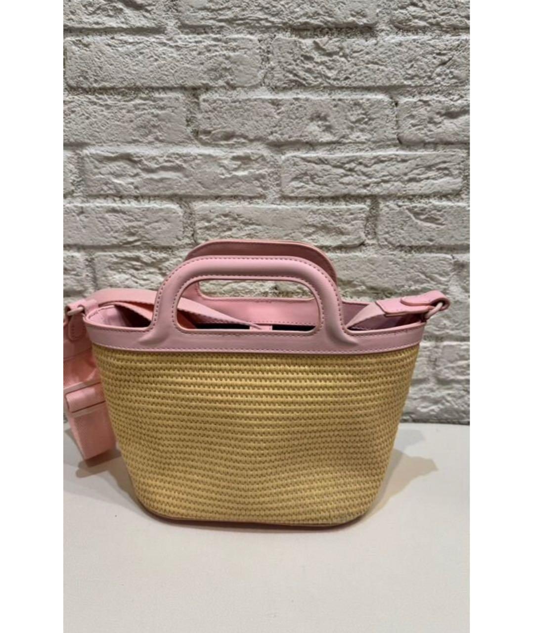 TOMMY HILFIGER Мульти пелетеная пляжная сумка, фото 3