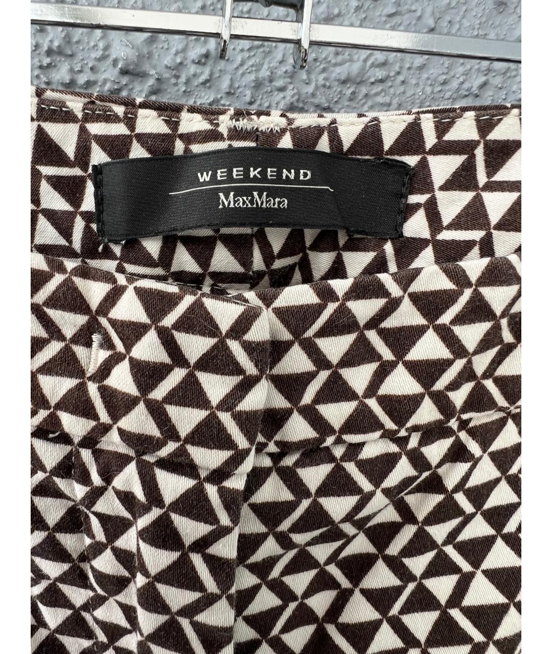 WEEKEND MAX MARA Мульти прямые брюки, фото 3