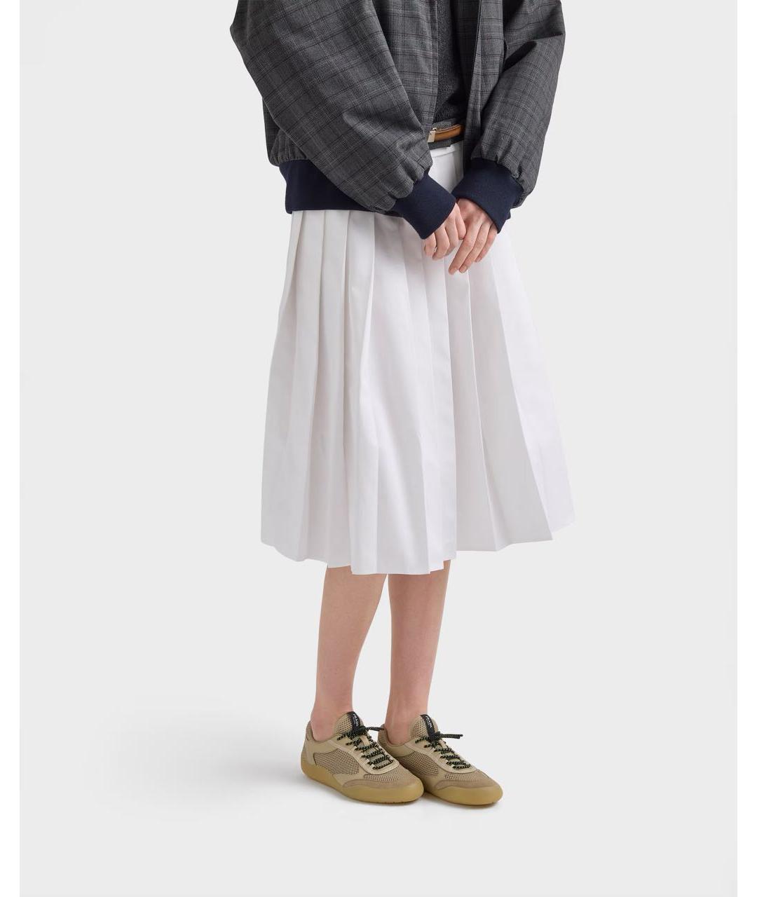 PRADA Бежевые кеды, фото 3