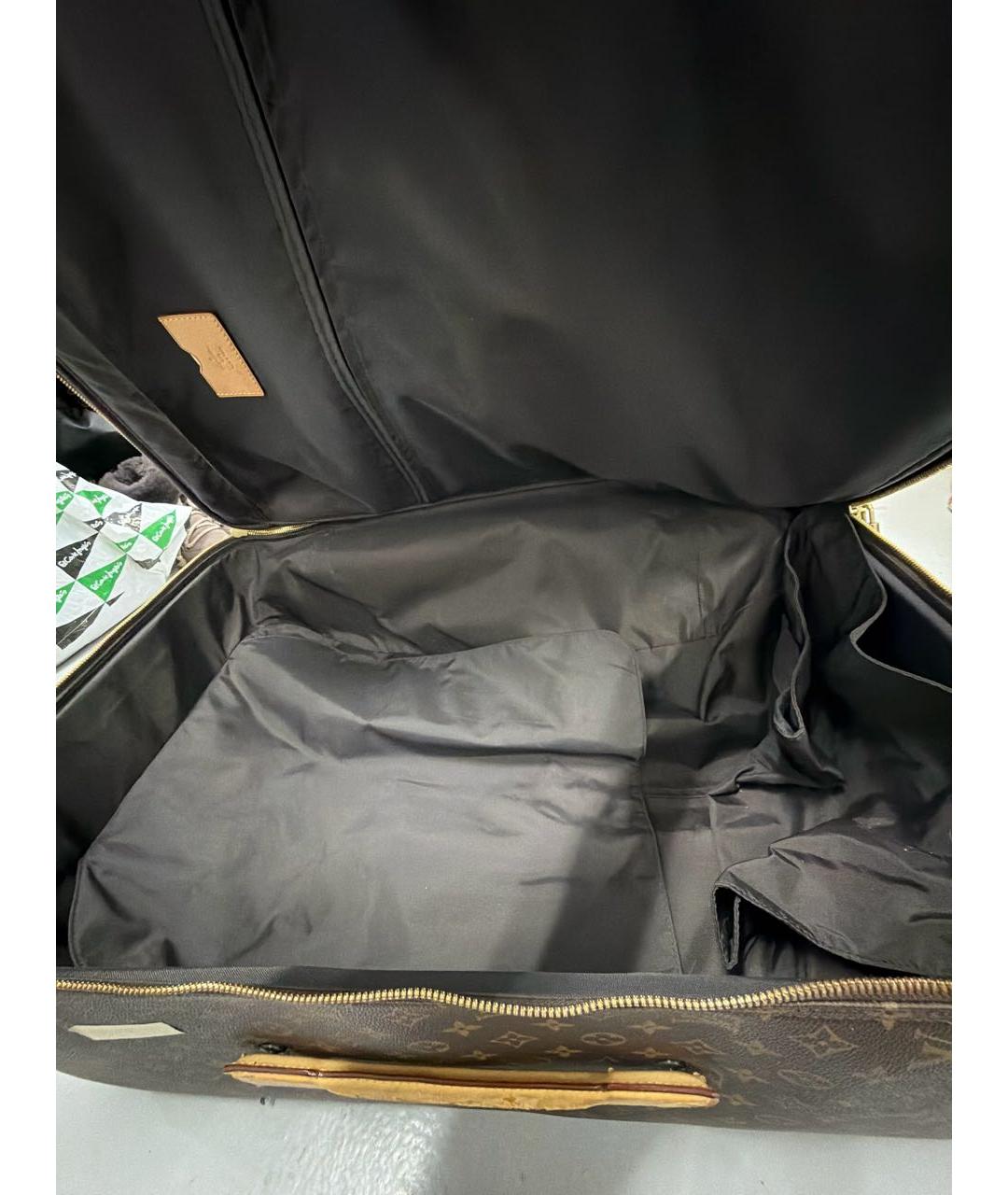 LOUIS VUITTON Коричневый чемодан, фото 4