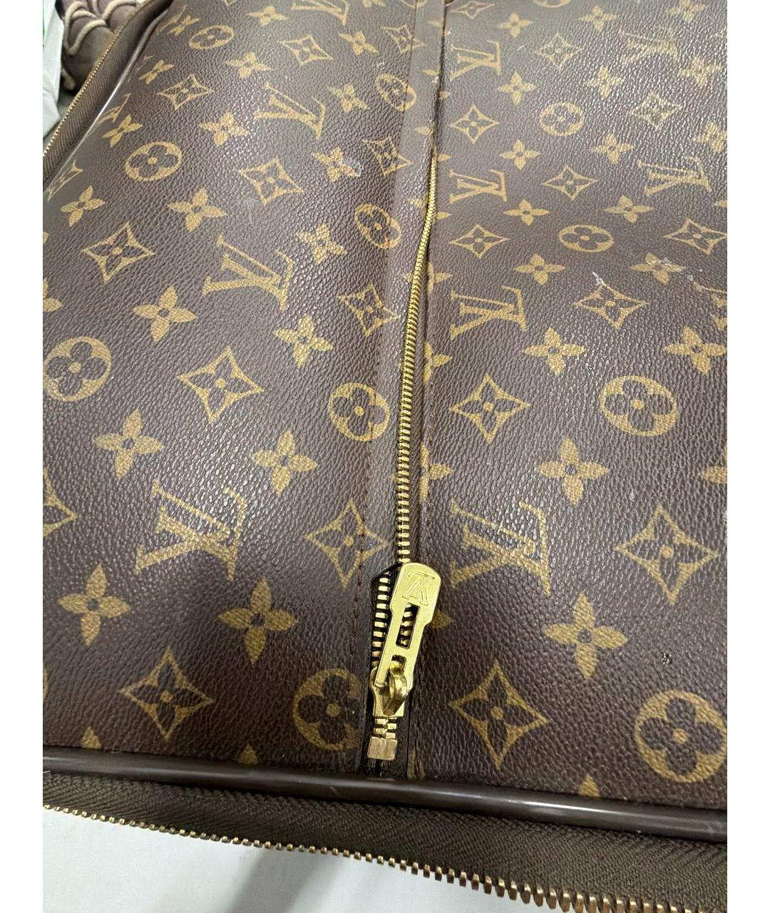 LOUIS VUITTON Коричневый чемодан, фото 5