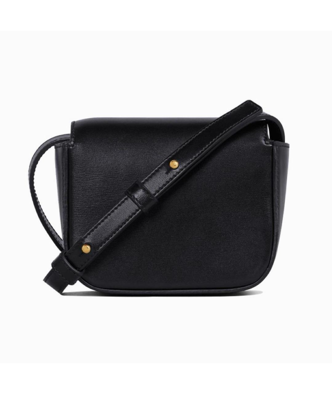 CELINE Черная кожаная сумка через плечо, фото 4