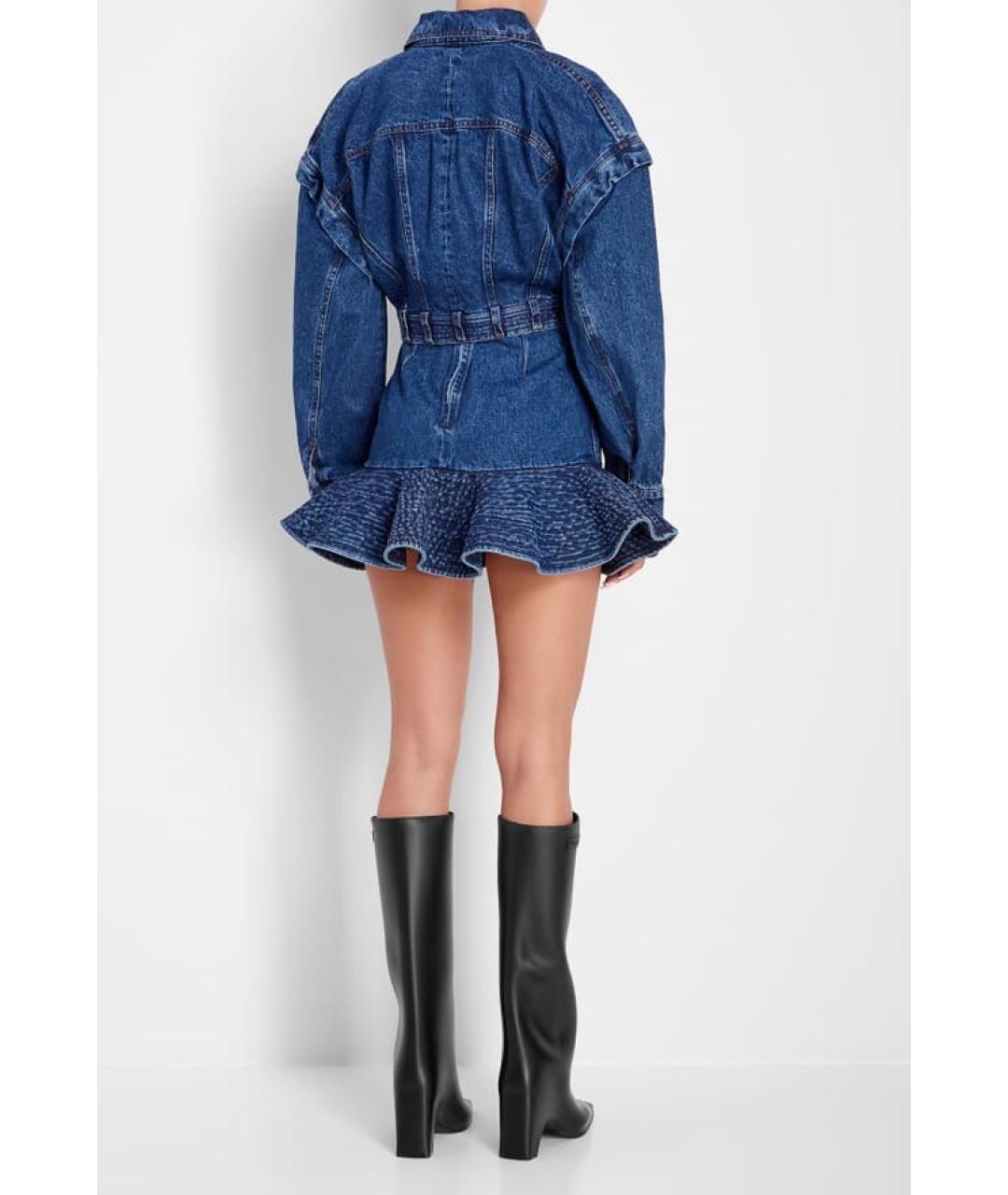 DAVID KOMA Синяя хлопковая куртка, фото 3