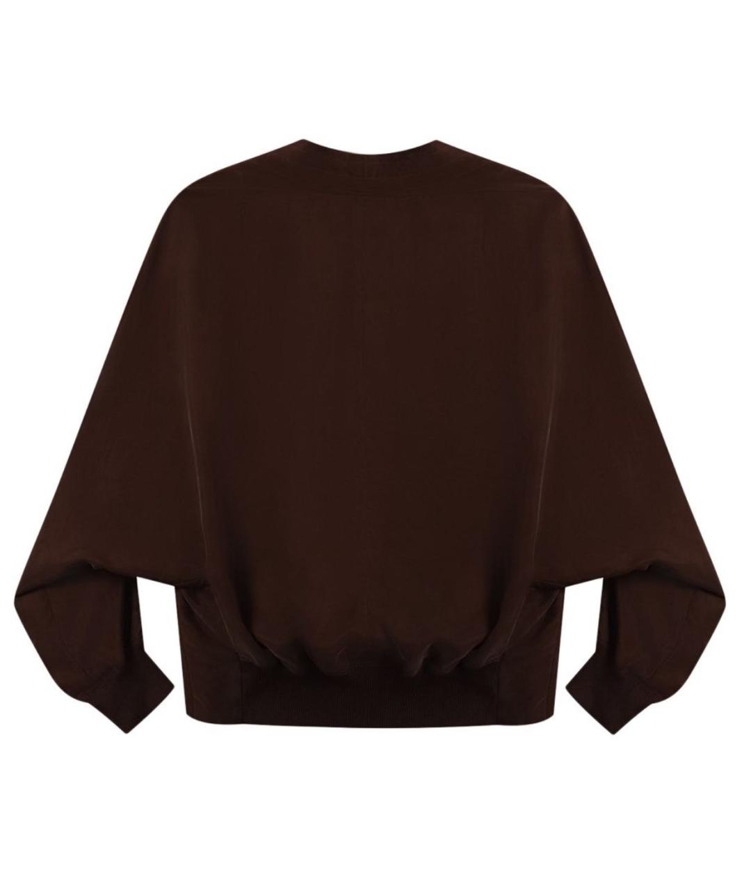 ALBERTA FERRETTI Коричневая вискозная куртка, фото 2