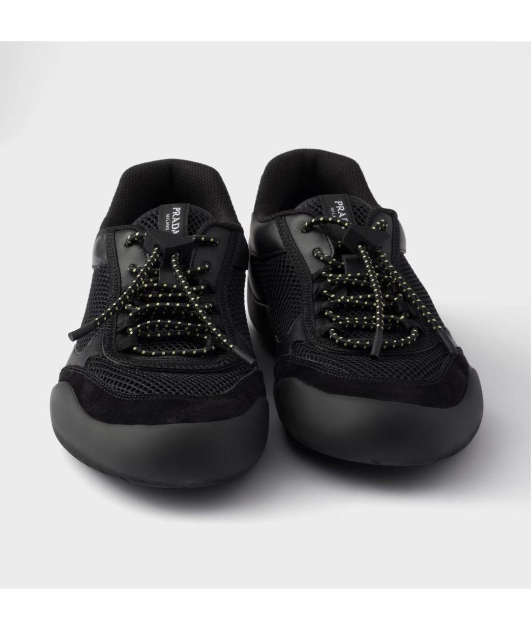 PRADA Черные кроссовки, фото 7