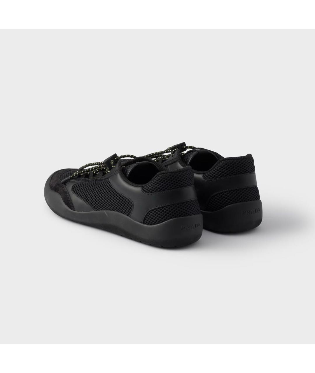 PRADA Черные кроссовки, фото 5