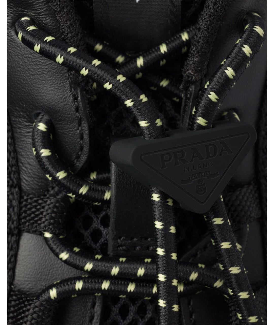 PRADA Черные кроссовки, фото 6