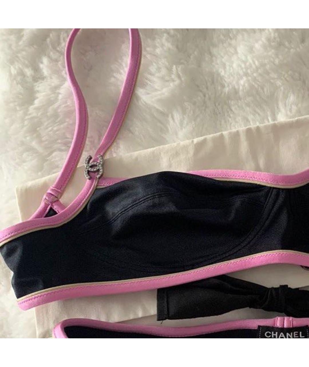 CHANEL Черный купальник, фото 2