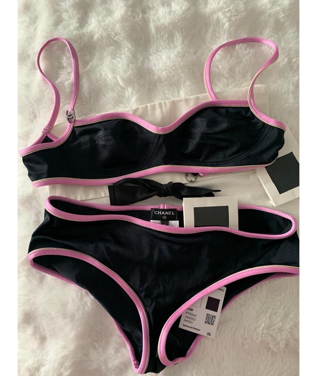 CHANEL Черный купальник, фото 4