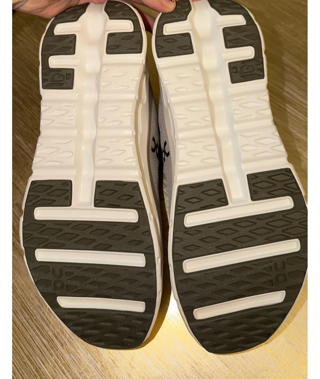 ON Хаки текстильные высокие кроссовки / кеды, фото 3