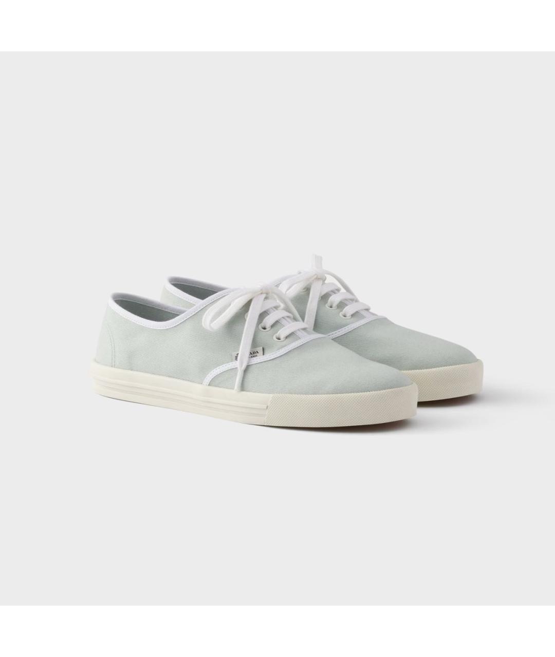 PRADA Голубые кеды, фото 5