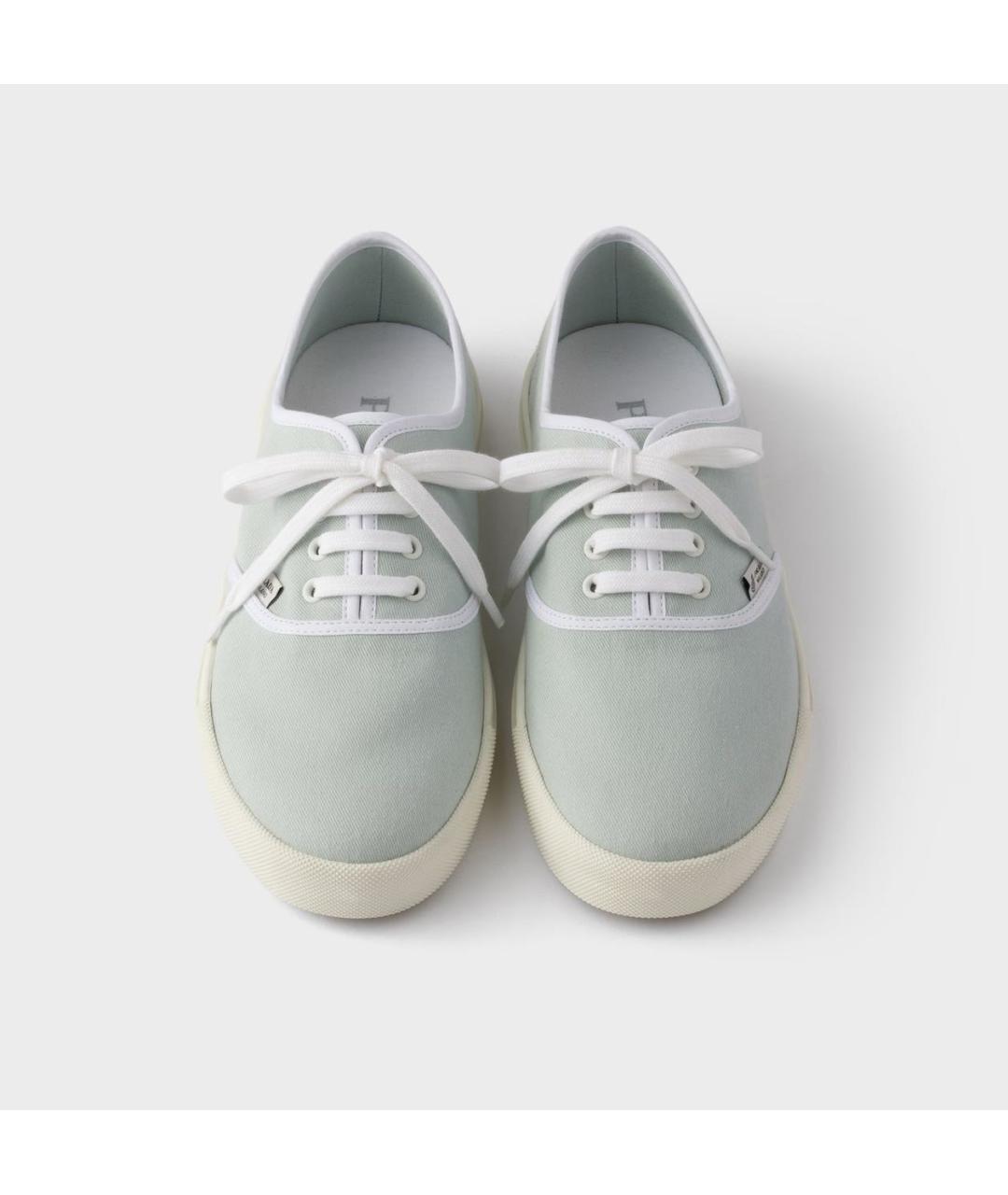 PRADA Голубые кеды, фото 2