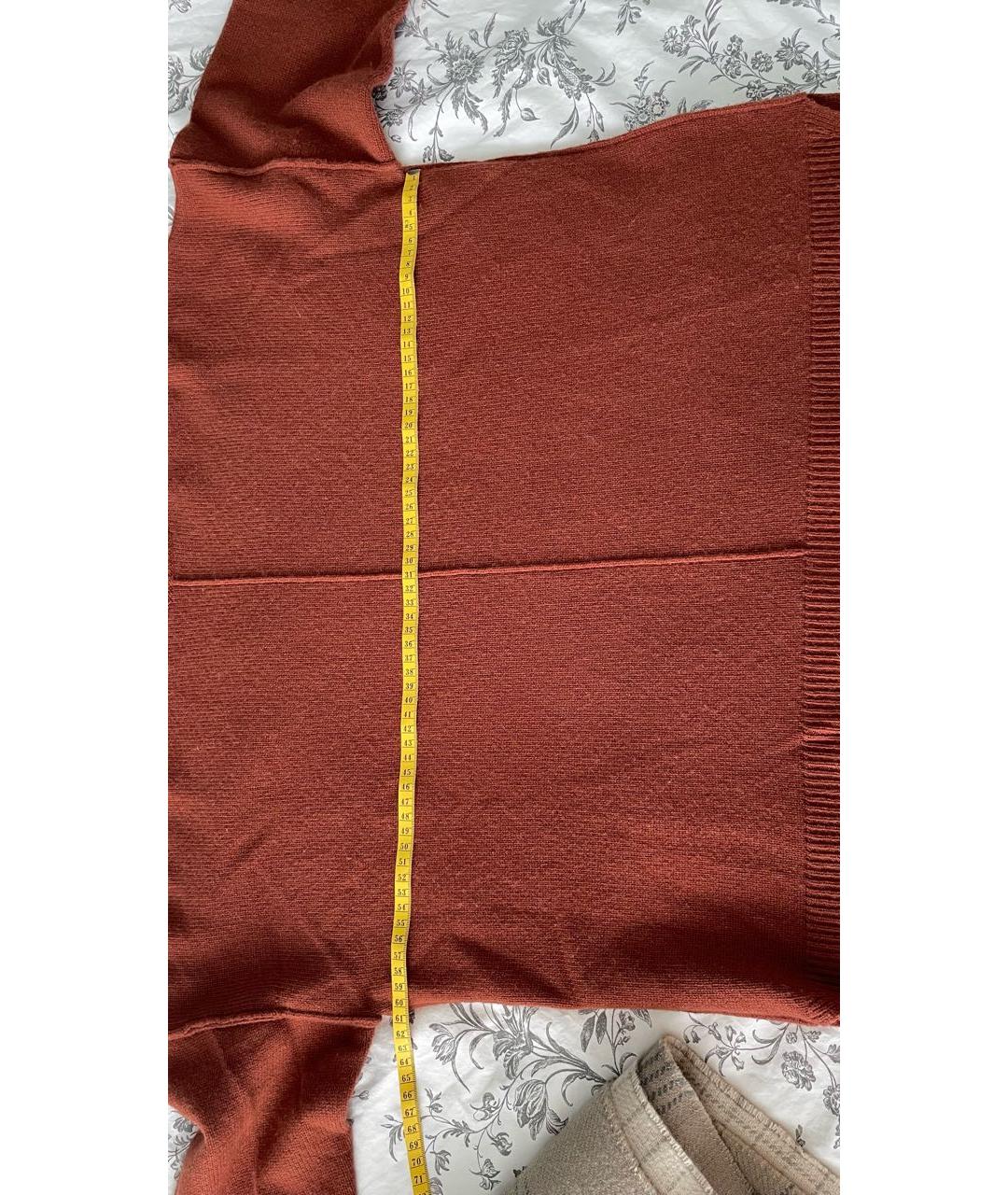 HUGO BOSS Коричневый кашемировый джемпер / свитер, фото 6