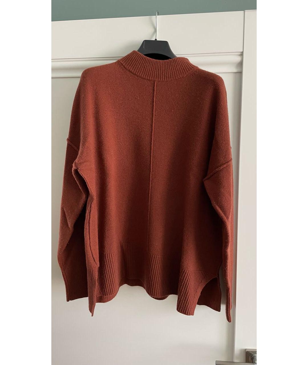 HUGO BOSS Коричневый кашемировый джемпер / свитер, фото 8