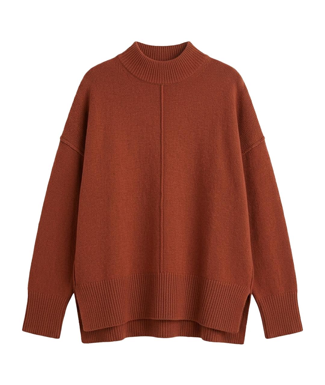 HUGO BOSS Коричневый кашемировый джемпер / свитер, фото 1